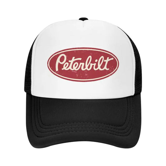 Peterbilt Truck Racing Men Mesh Baseball Caps