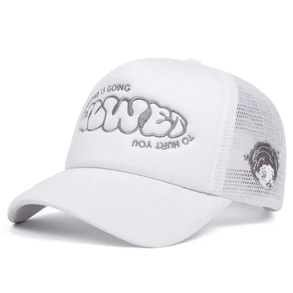 Creative Skateboard Hat Going Women's Side Embroidered Hip Hop Hat