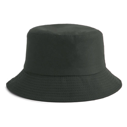 Unisex Solid Plain Bucket Hat Reversible Retro Fisherman Cap