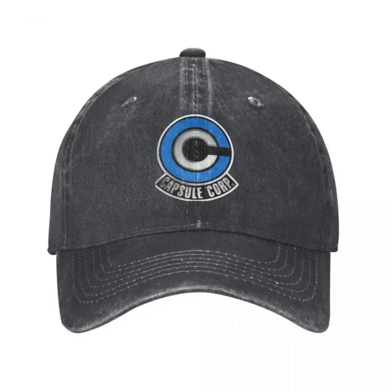 Capsule Corp Denim Baseball Cap Popular Design Sport Trucker Hat Summer