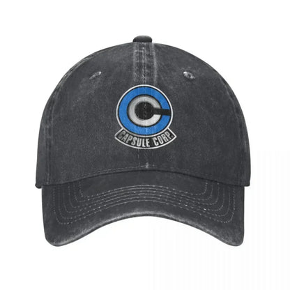 Capsule Corp Denim Baseball Cap Popular Design Sport Trucker Hat Summer