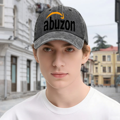 Vintage Washed Baseball Cap Unisex Distressed Snapback Hat Parody Graphic Embroidered Adjustable Dad Hat