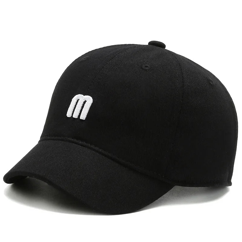 Unisex Short Brim Peaked Cap Streetwear