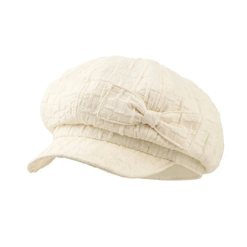 Korean 2026 New Pleated Texture Newsboy Cap