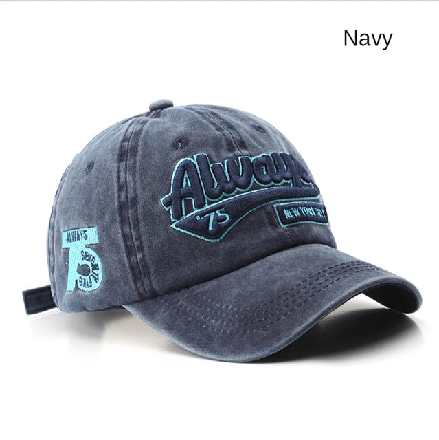 1/6PCS/Set Embroidered Baseball Cap For Women Men Spring Summer