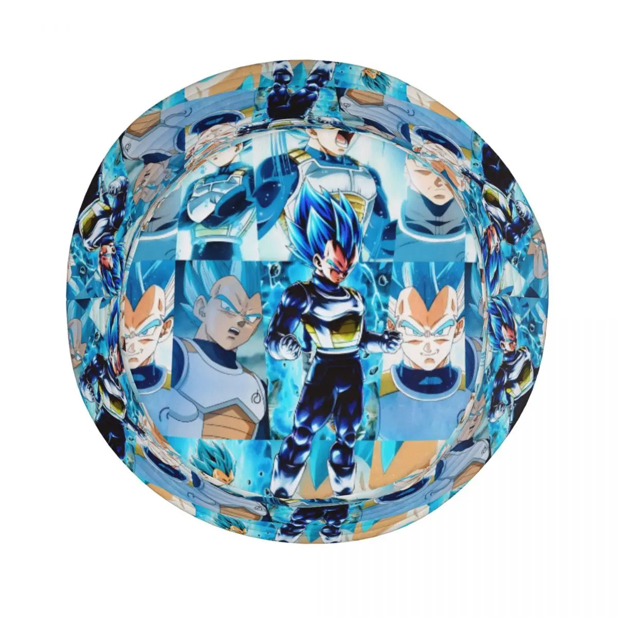 Street Dragon Vegeta Blue Ball Anime Bucket Hat Teen