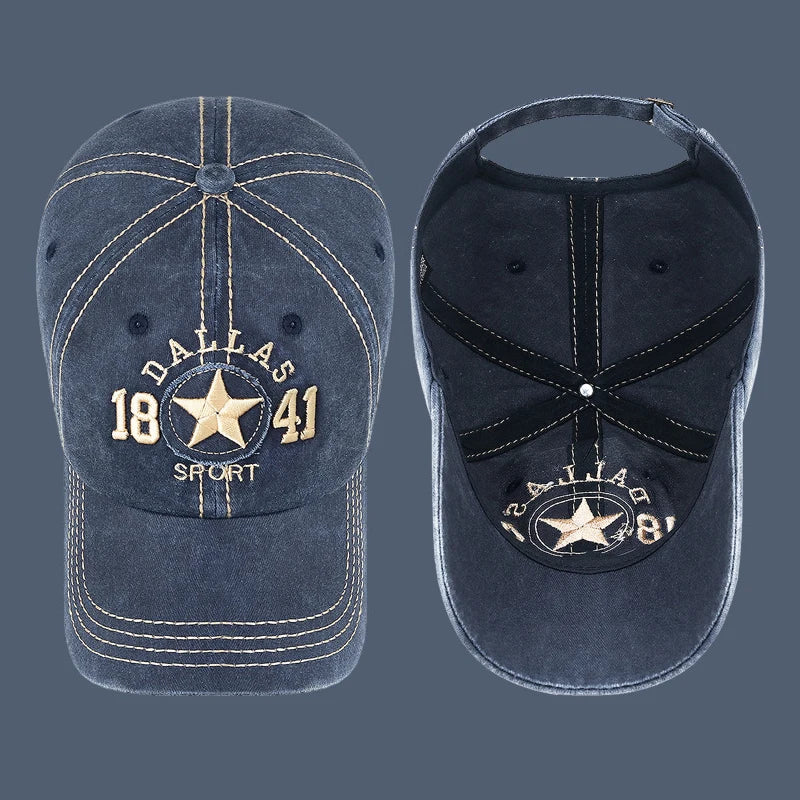 New Fashion Men Women 3D Embroidery Three-Line Sewing Baseball Cap Unisex