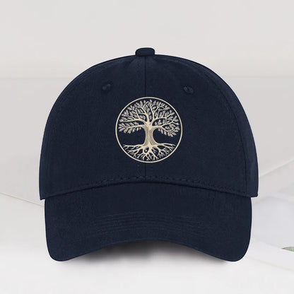 Spiritual Tree of Life Printed Soft-Peak Baseball Cap