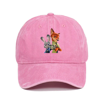 Cartoon Zootopia Three-toedSloth Baseball Cap