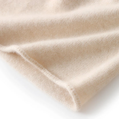 New Winter Cashmere Knitted Unisex Warm Hat High Quality Solid Leisure Sleeve Hat