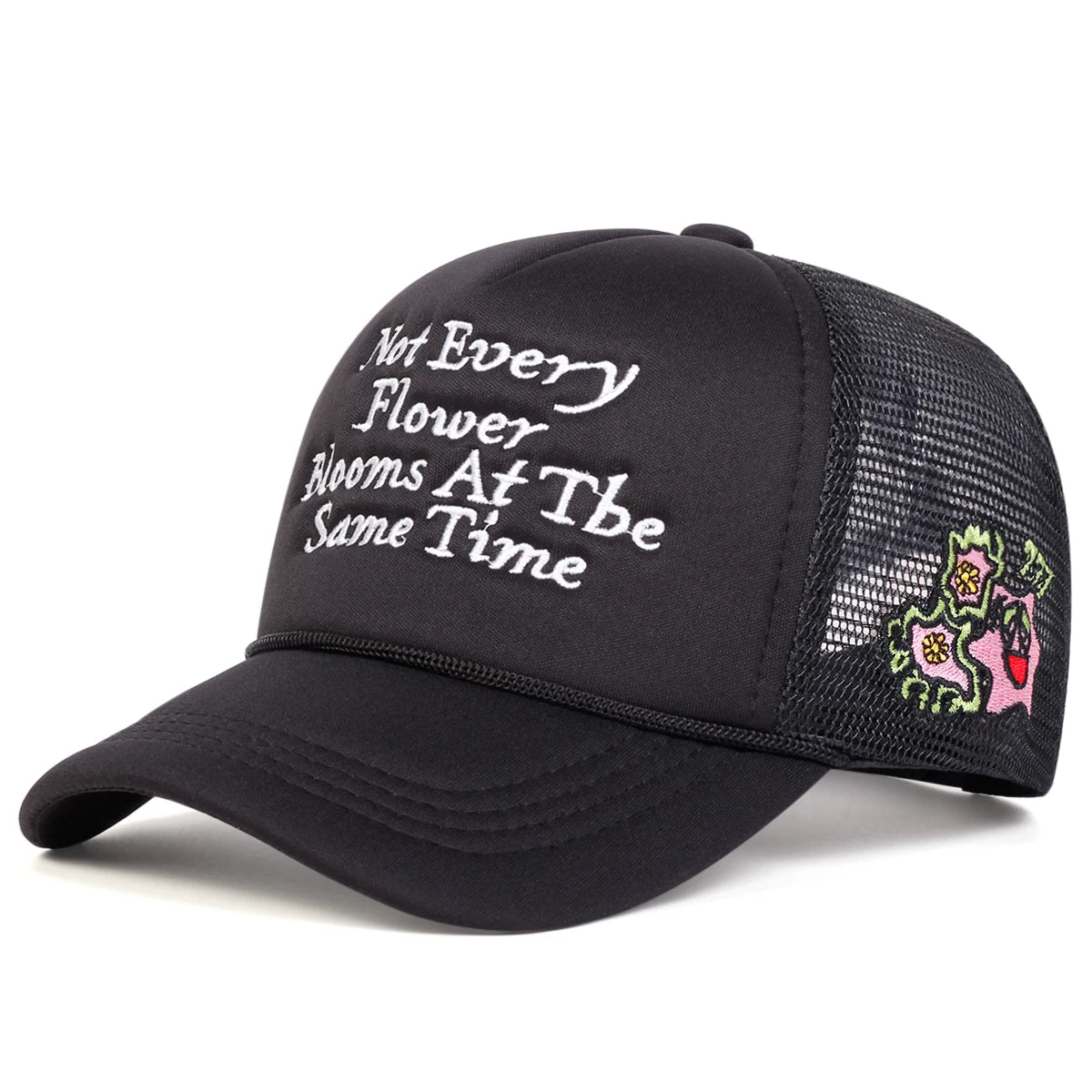 Unisex Not Every Letter Embroidery Baseball Net Caps Hip Hop Cap Spring Summer