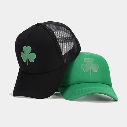 Fashion Clover Pattern Driver Hat Men's Summer Baseball Cap