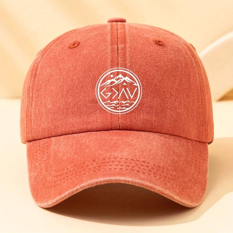 A Fashionable Letter Printed Baseball Cap, Versatile Outdoor