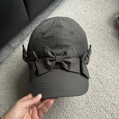 Sweet Lightweight Bowknot Baseball Caps