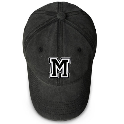 Popular Letters Print Baseball Caps Black Hat Gift Golf Dad Hat