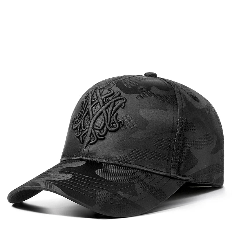 Embroidered Camouflage Seasonal Casual Baseball Cap