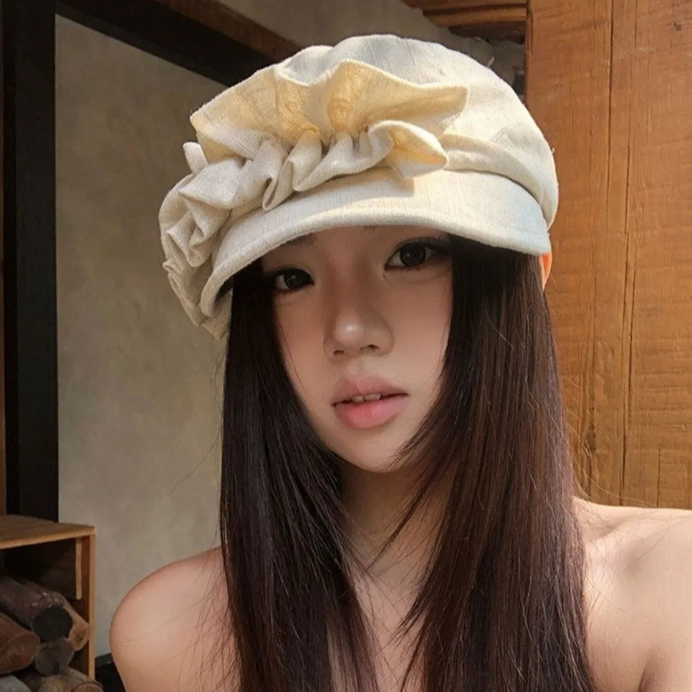 Cotton And Linen Small Face Fit Equestrian Hat