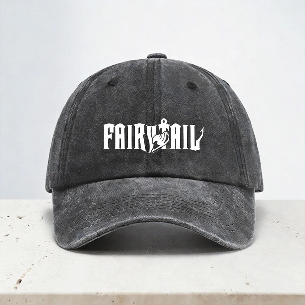Anime Fairy Tail Print Baseball Cap Fashion Vintage