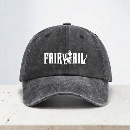 Anime Fairy Tail Print Baseball Cap Fashion Vintage