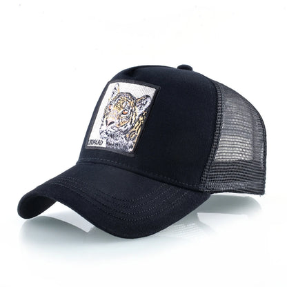 Fashion  With Embroidery Goat Patch Four Seasons Baseball Cap For Men Women