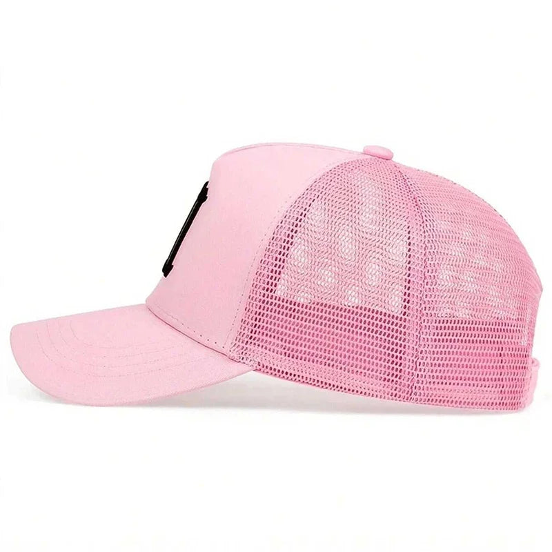Unisex Personality Letter Embroidery Baseball Net Caps Spring Summer
