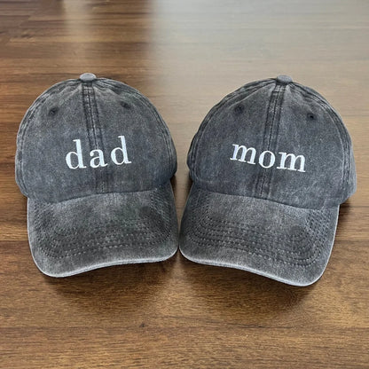 Vintage Baseball Hat, Gift For New Dad Mom