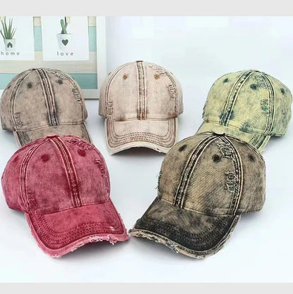 Fashion Women Trucker Cap Distressed