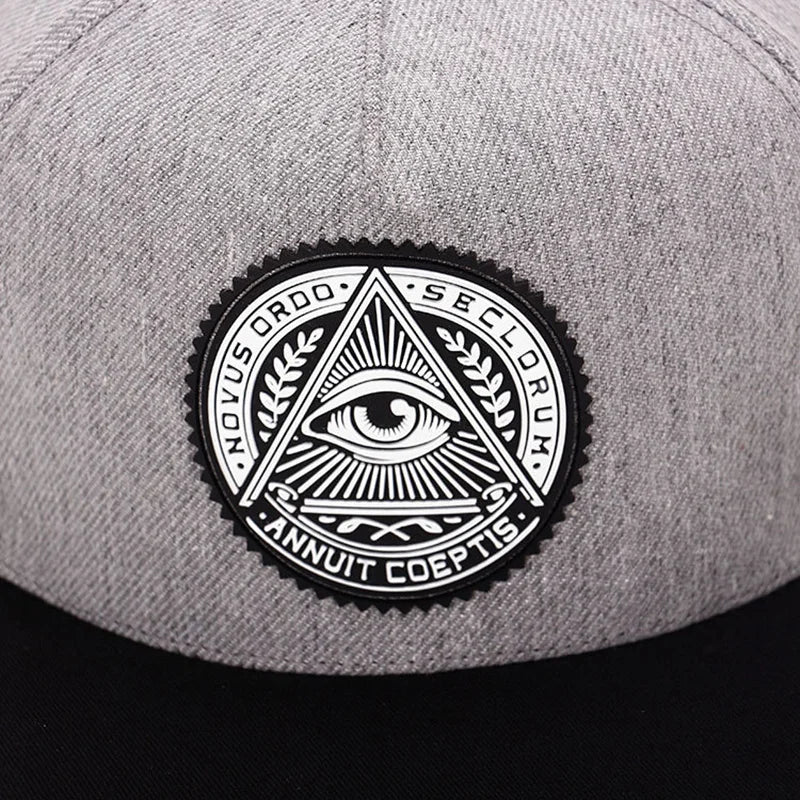 5 Panels Snapback God Eyes Plastic Patch Men Hip Hop For Men Women