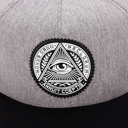 5 Panels Snapback God Eyes Plastic Patch Men Hip Hop For Men Women
