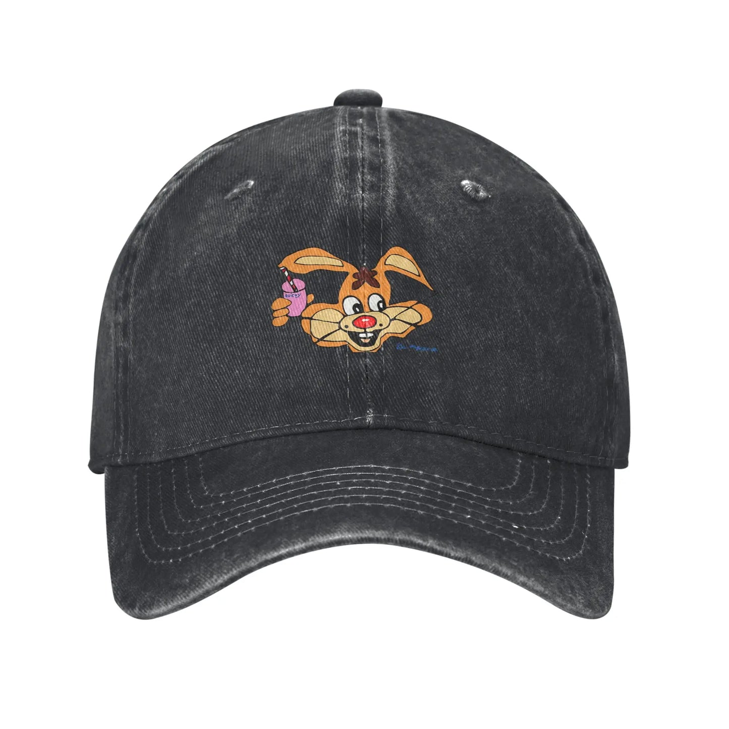 Quicky Nesquik Strawberry Flavor Casual Baseball Cap Running Hippie Hip Hop Hats