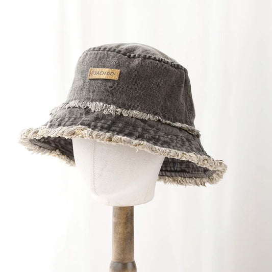 2025 New Fisherman Hat Vintage Denim Bucket Hats