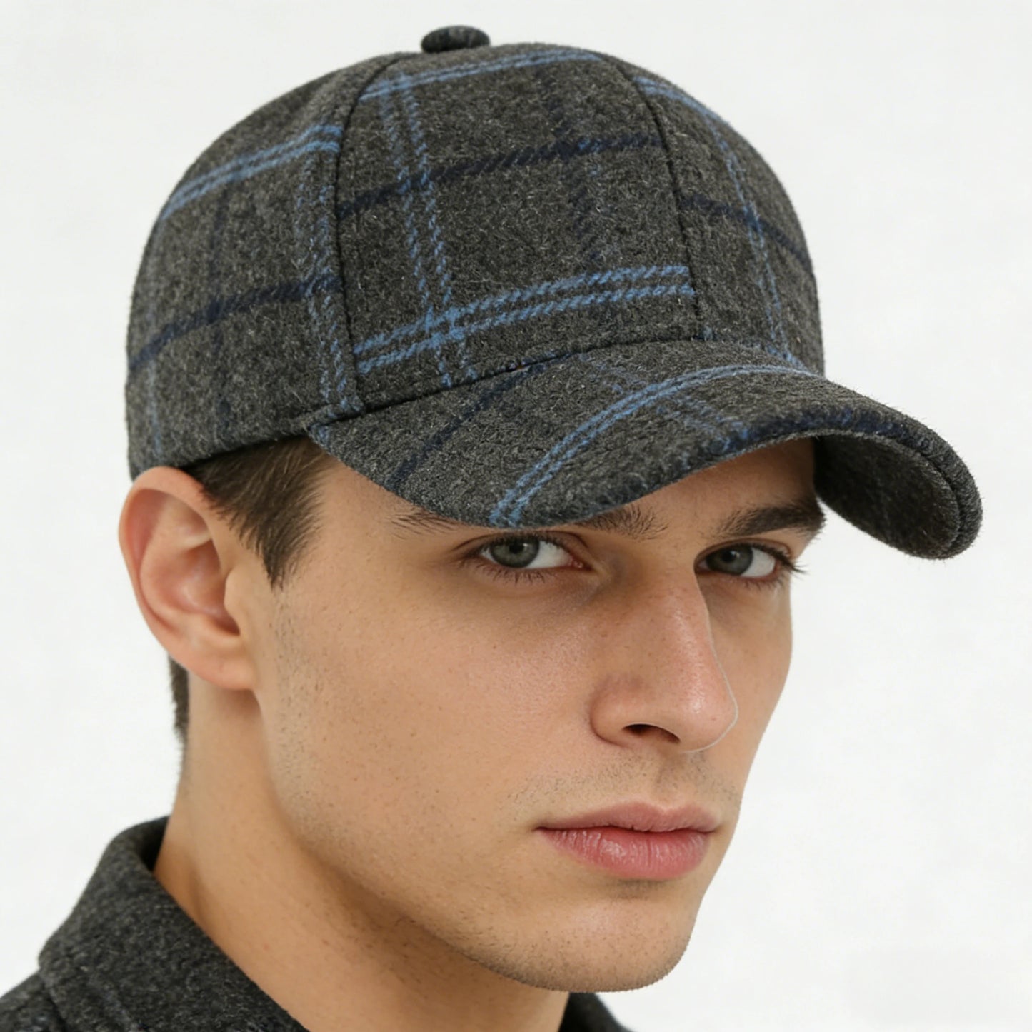 Unisex Autumn Winter Woolen Baseball Cap