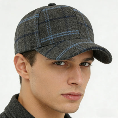 Unisex Autumn Winter Woolen Baseball Cap