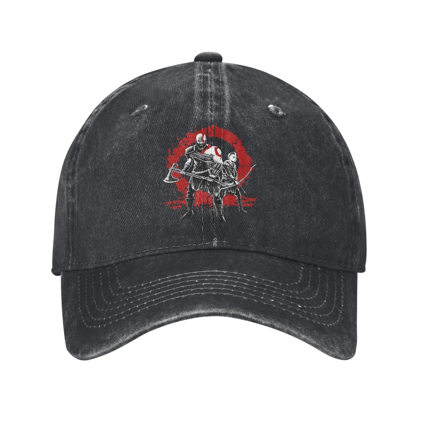 Casual Cartoon Kratos God Of War Baseball Cap