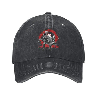 Casual Cartoon Kratos God Of War Baseball Cap