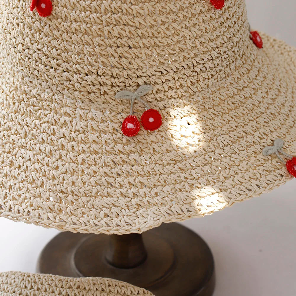 Straw Hat Summer Women Visor Bucket Hat