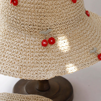 Straw Hat Summer Women Visor Bucket Hat