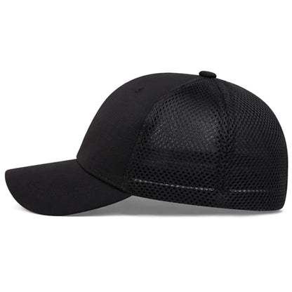 Unisex Solid Color Breathable Baseball Net Caps Spring Summer