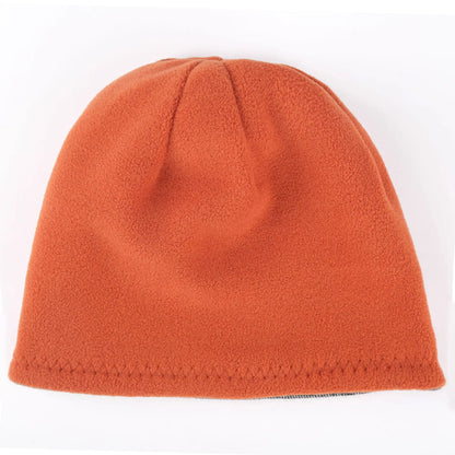 Men's Trendy Warm Ski Beanie Hat Women's New Outdoor Fashion Double-Sided
