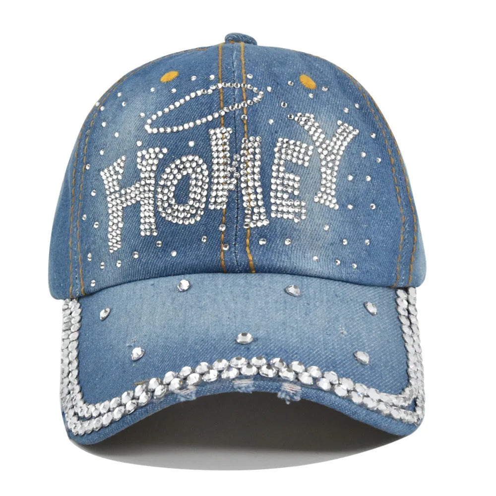 Diamond-Encrusted Baseball Cap