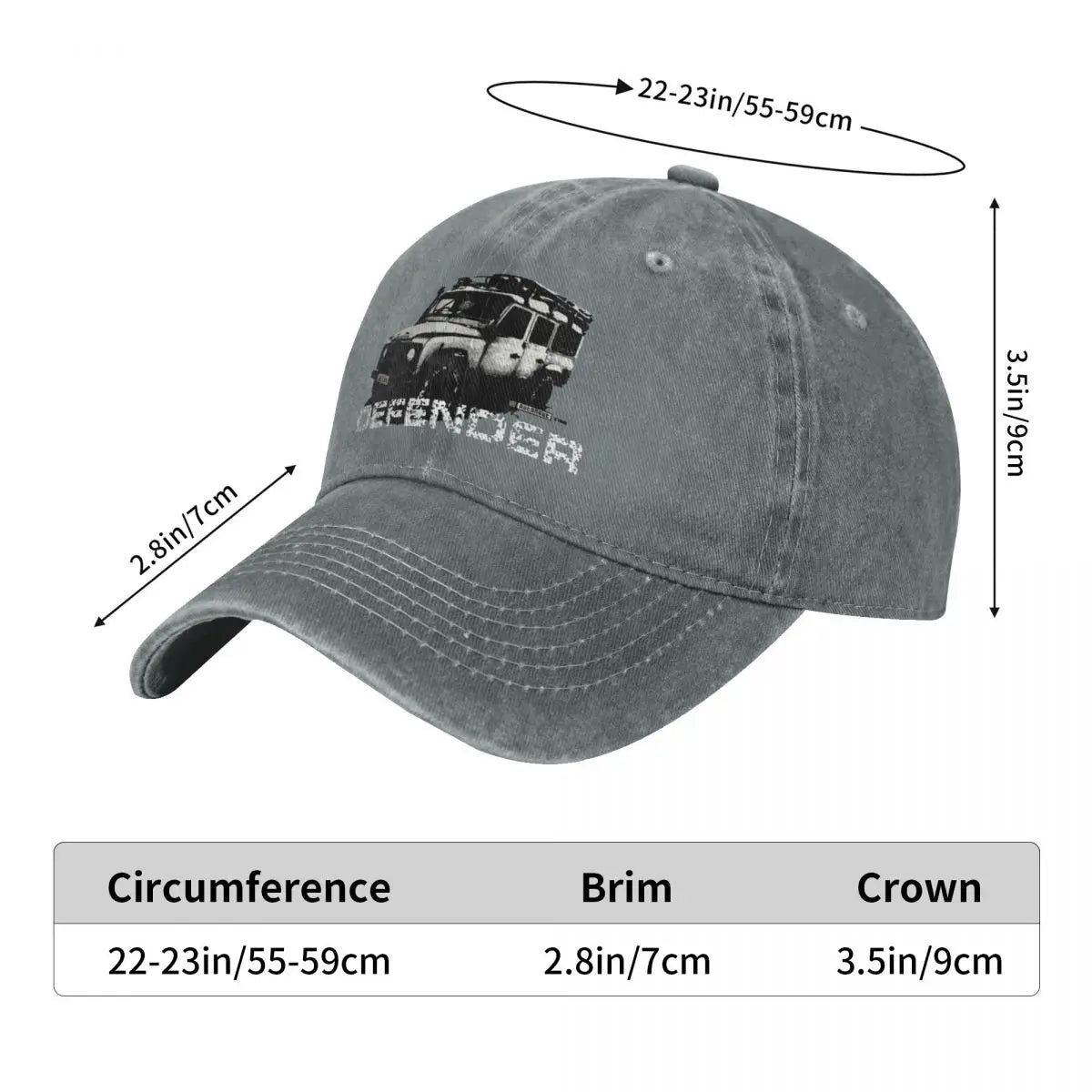 Land Men'S Rover De Illustat Fashion Baseball Cap