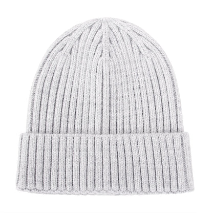 Solid Color Baby Knitted Hats Children Autumn Winter