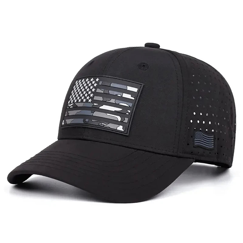 Fashion Hip Hop Hat Offset Printing American Flag Baseball Hat