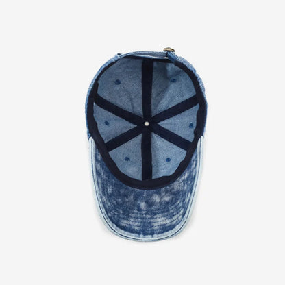 Four Season Washed Denim Sport Baseball Cap
