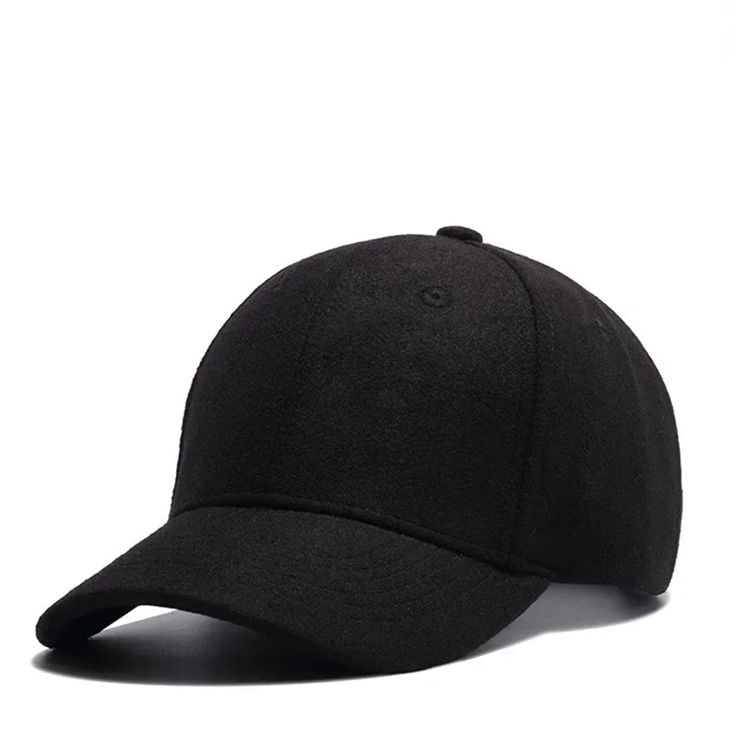 Autumn Winter Warm Baseball Cap Men