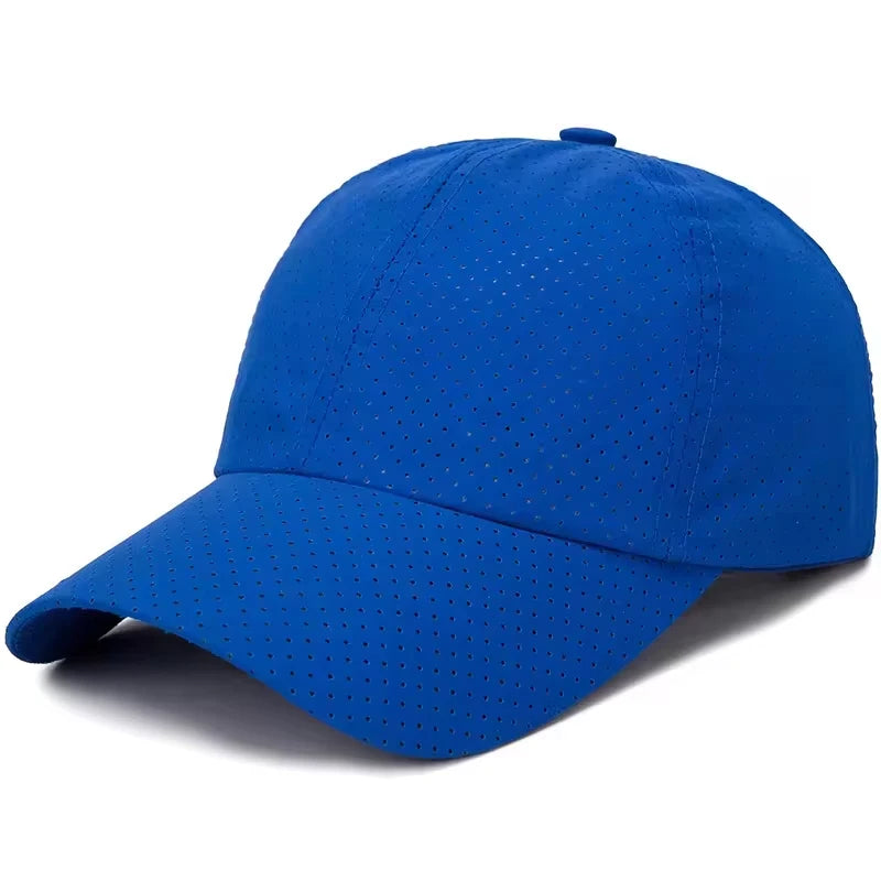 Hat Men Spring Summer Solid Color Mesh Cap Baseball Cap