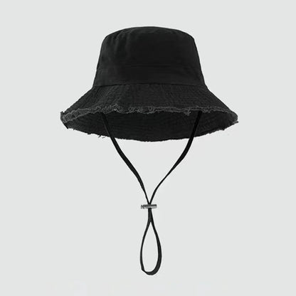 Women's Drawstring Trim Bucket Hat