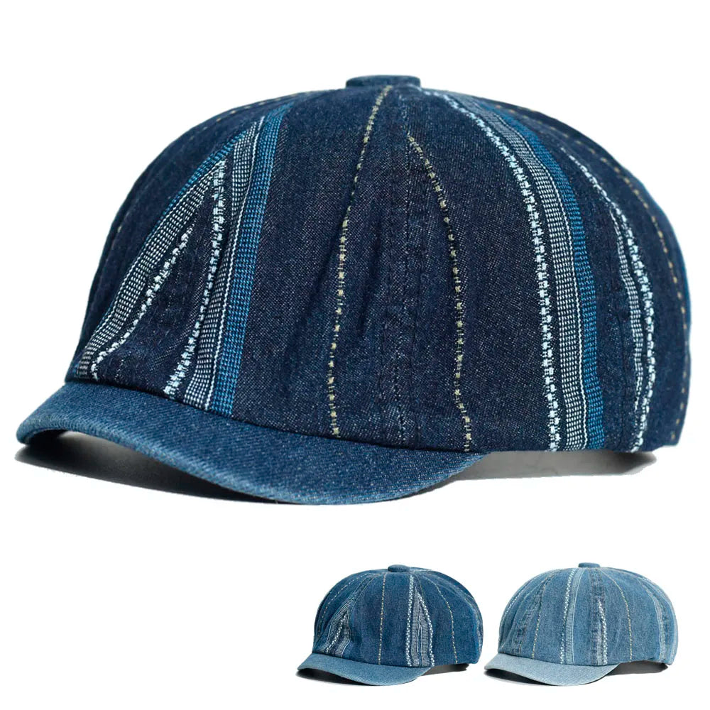 Denim Newsboy Caps Casual Outdoor Retro Beret Hats