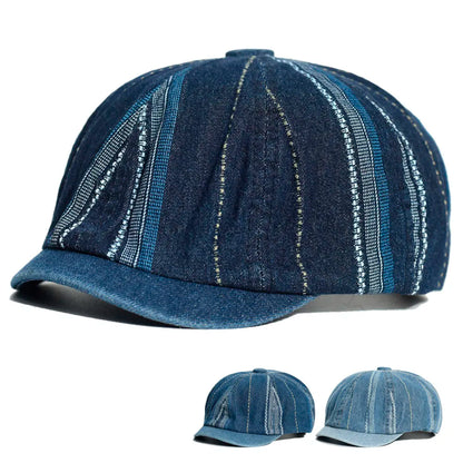 Denim Newsboy Caps Casual Outdoor Retro Beret Hats