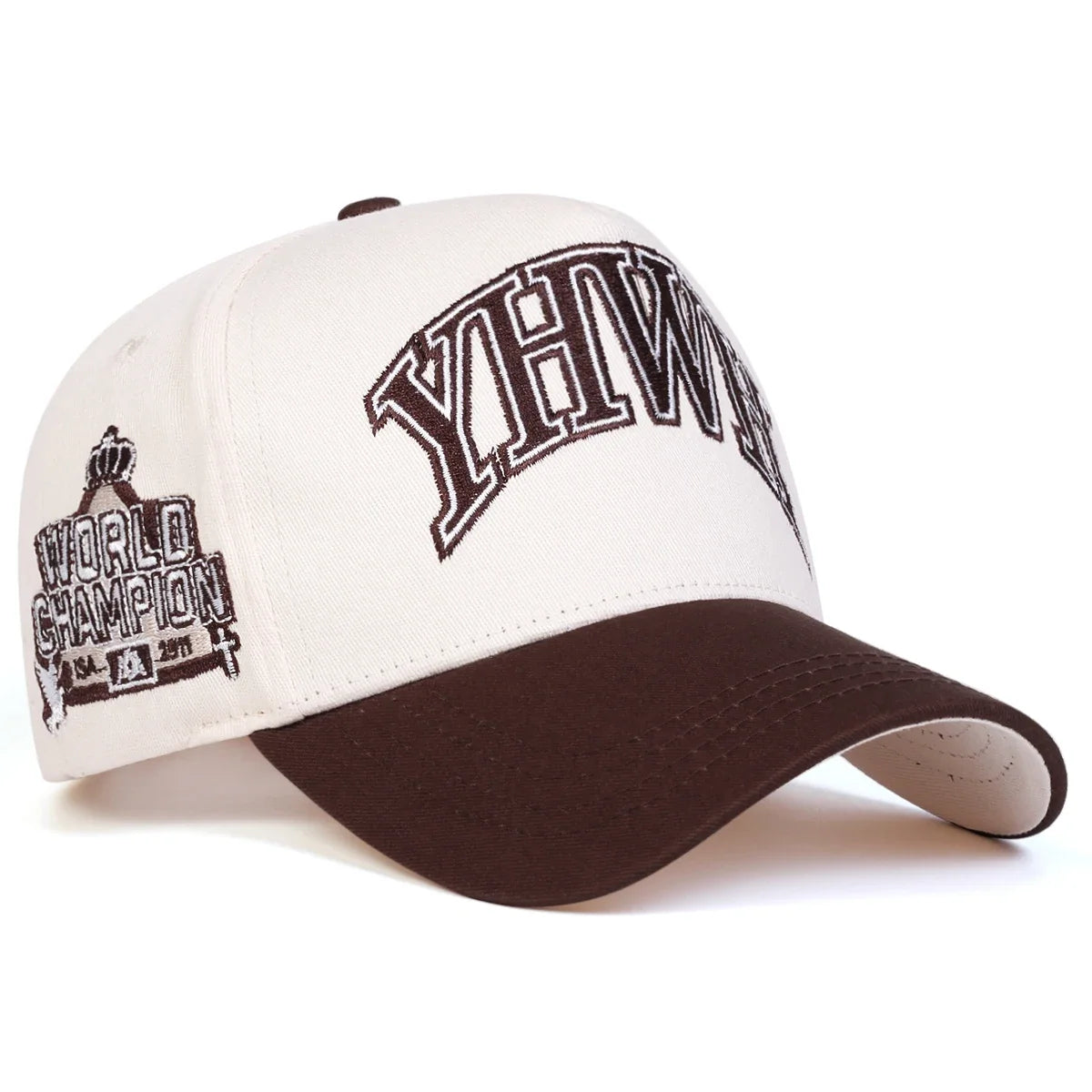 Unisex Yhwh Letter Embroidery Baseball Caps Casual Hats Spring and Autumn